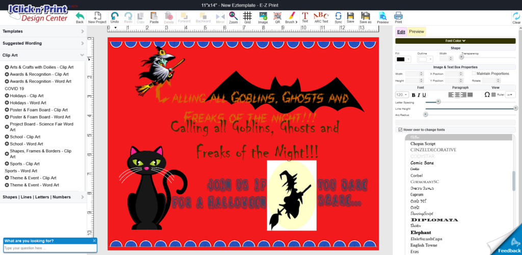 Halloween-E-Z-Poster Iclicknprint