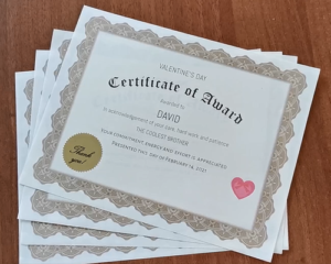 awards certificate geographics