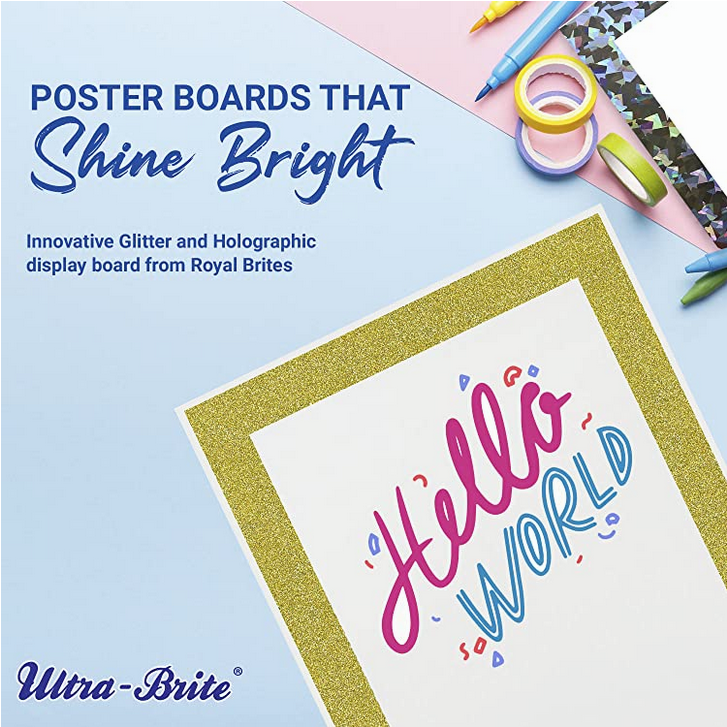 Ultra Bright Poster Board Royal Consumer Products Royal Brites